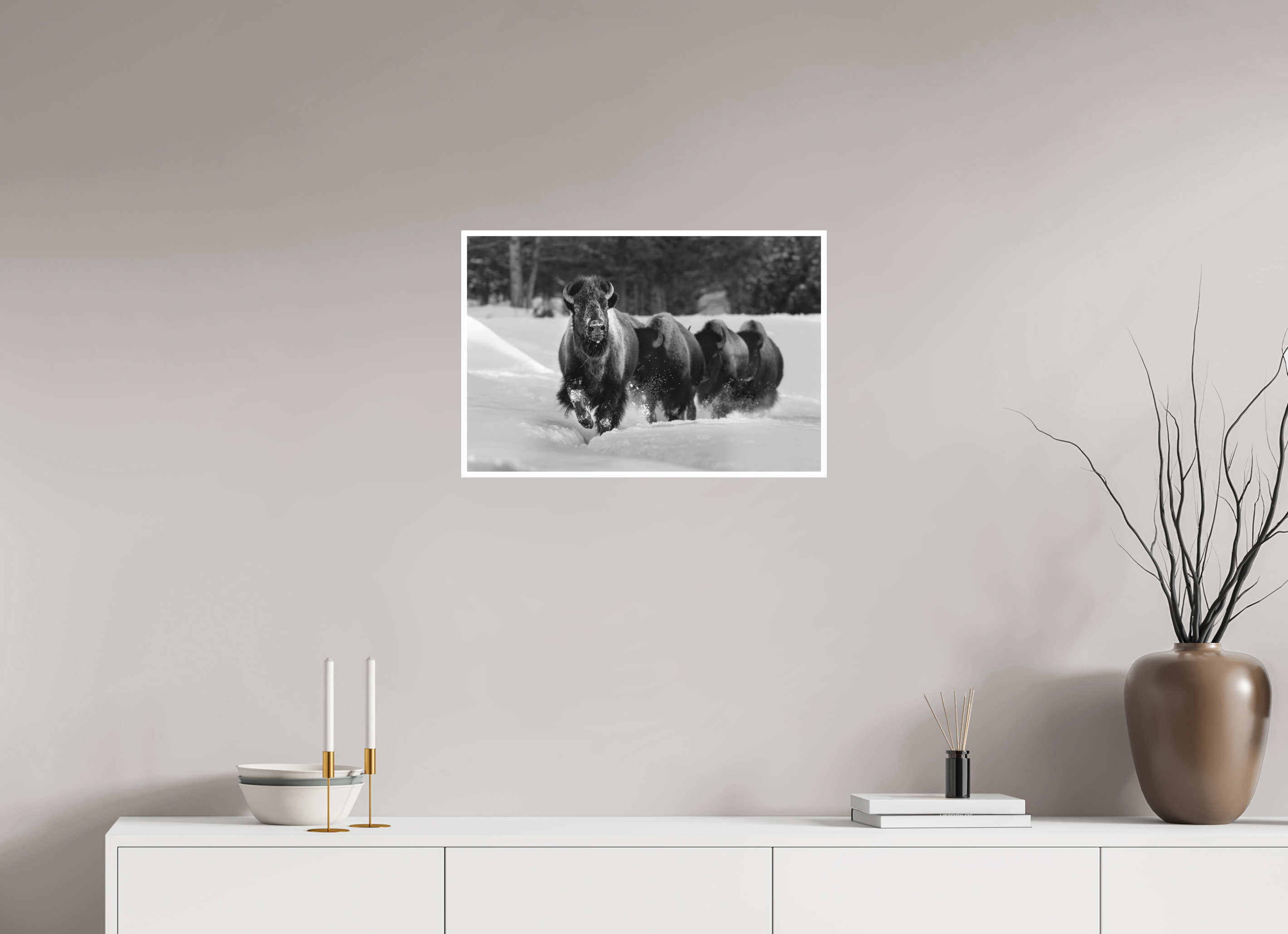24 x 16″, Hahnemühle Photo Rag Charge Through Winter