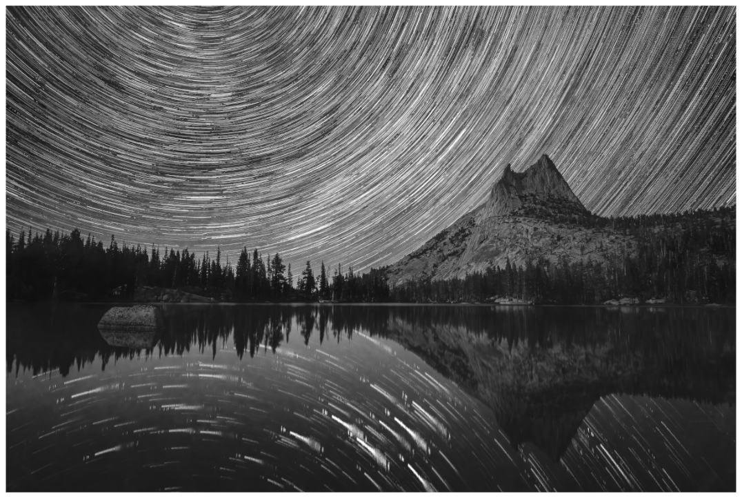 Main image Cathedral Peak Under the Moonlit Sky