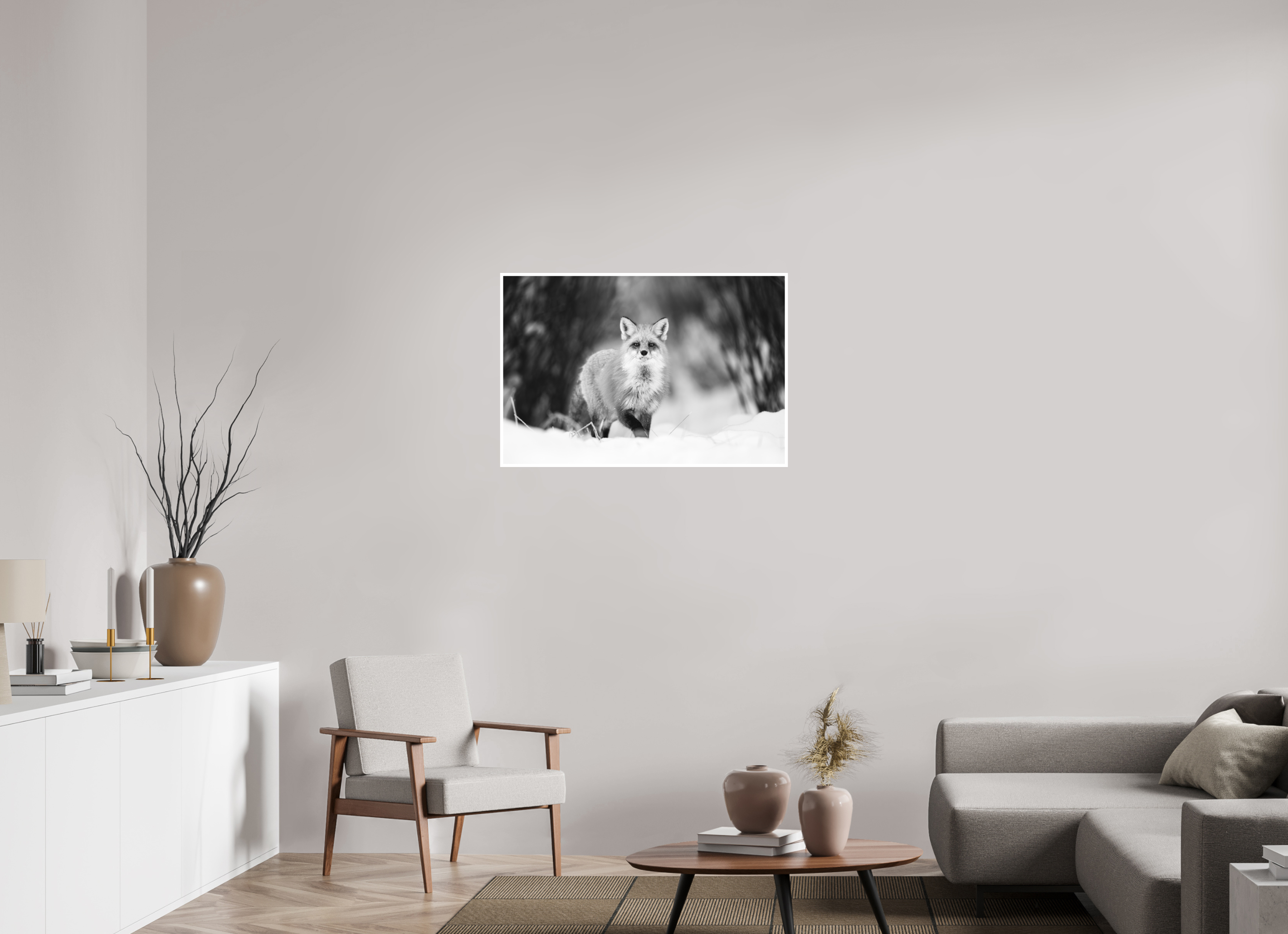 36 x 24″, Hahnemühle Photo Rag Silent Hunter of the Snow