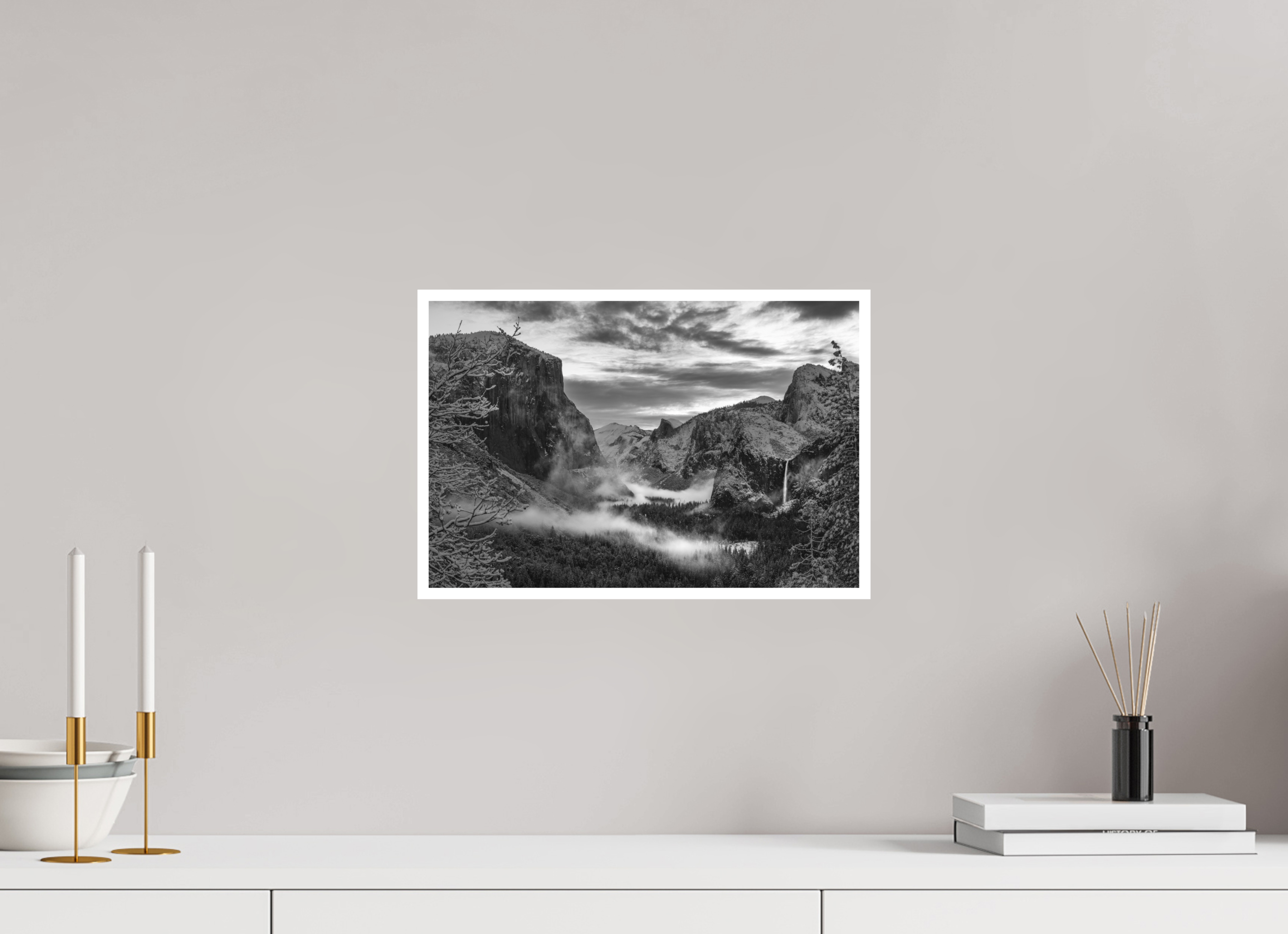 15 x 10″, Hahnemühle Photo Rag Yosemite in Winter’s Embrace
