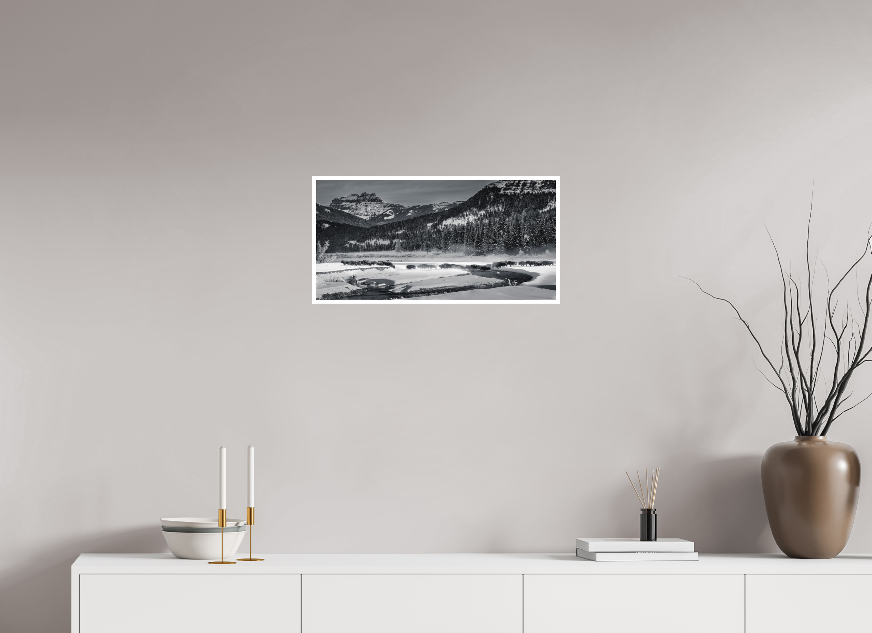 24 x 12″, Hahnemühle Photo Rag Return to the Lamar