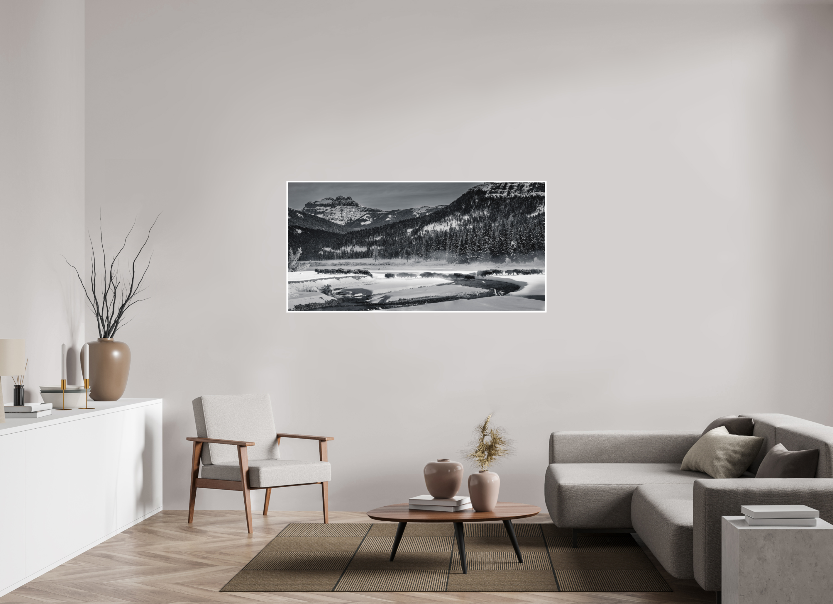 64 x 32″, Hahnemühle Photo Rag Return to the Lamar