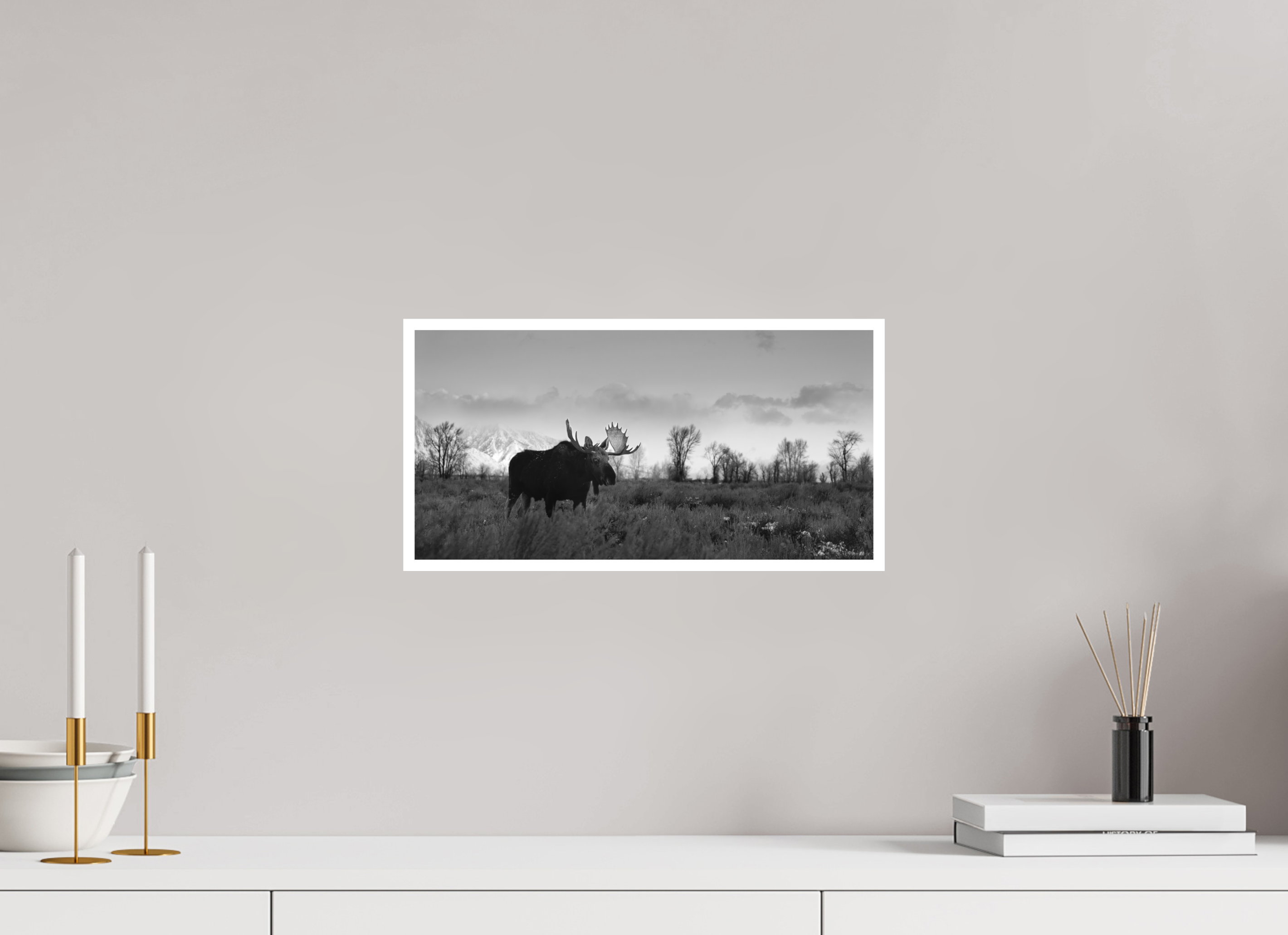 16 x 8″, Hahnemühle Photo Rag First Light of Winter