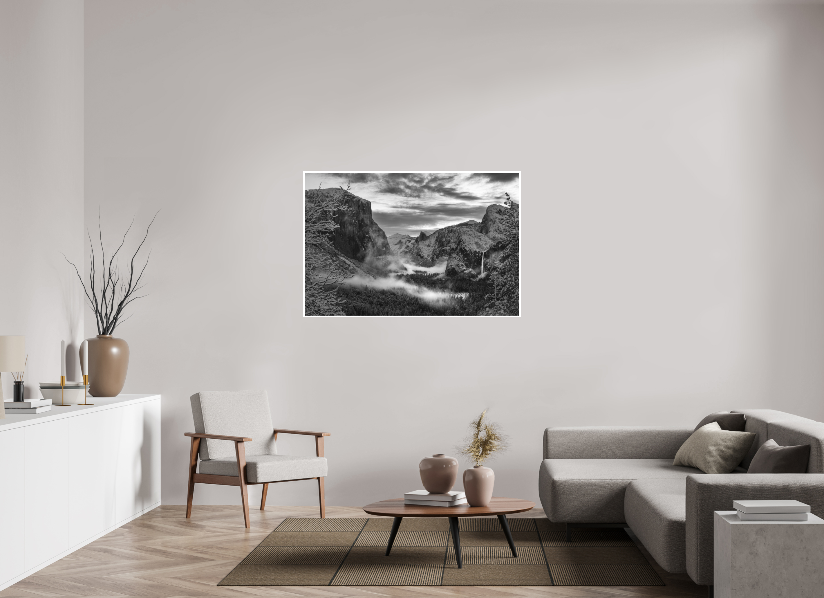 54 x 36″, Hahnemühle Photo Rag Yosemite in Winter’s Embrace