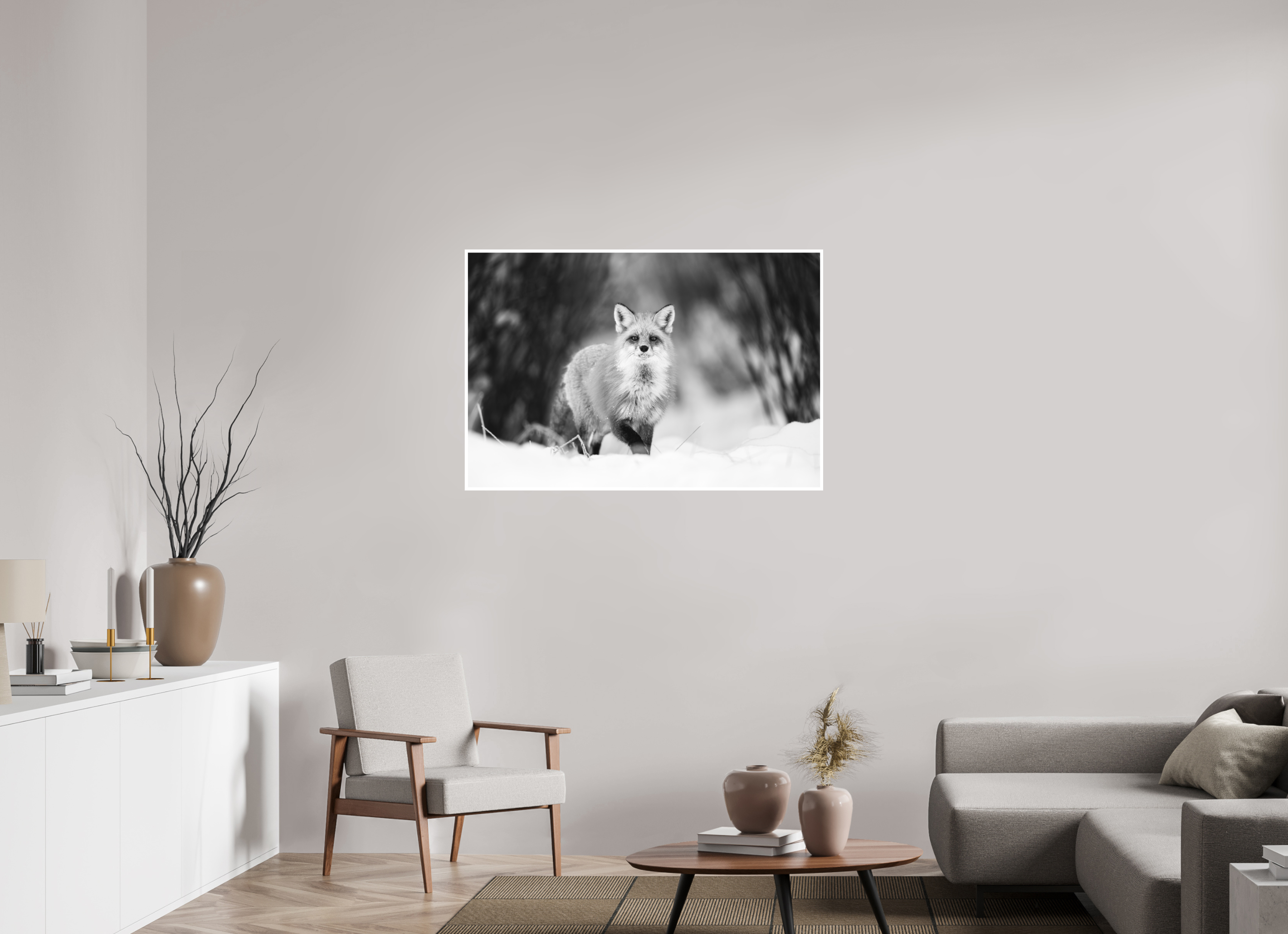 45 x 30″, Hahnemühle Photo Rag Silent Hunter of the Snow