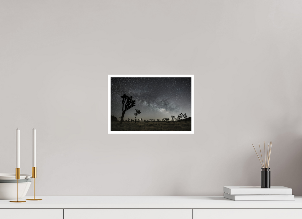 12 x 8″, Photo Rag Baryta Desert Dawn Under the Milky Way