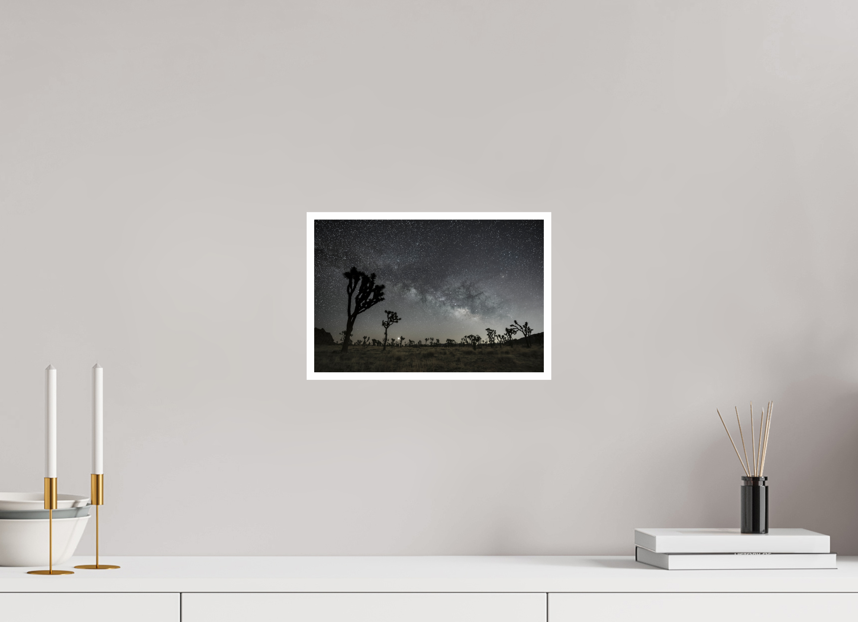 12 x 8″, Photo Rag Baryta Desert Dawn Under the Milky Way