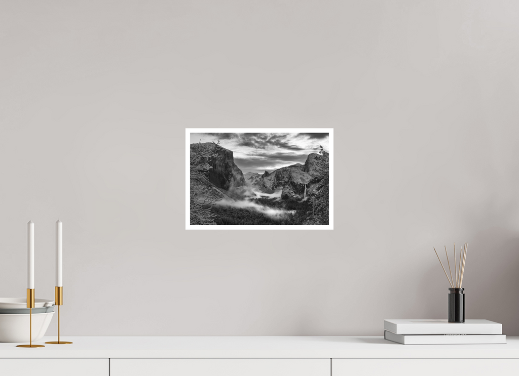 12 x 8″, Hahnemühle Photo Rag Yosemite in Winter’s Embrace