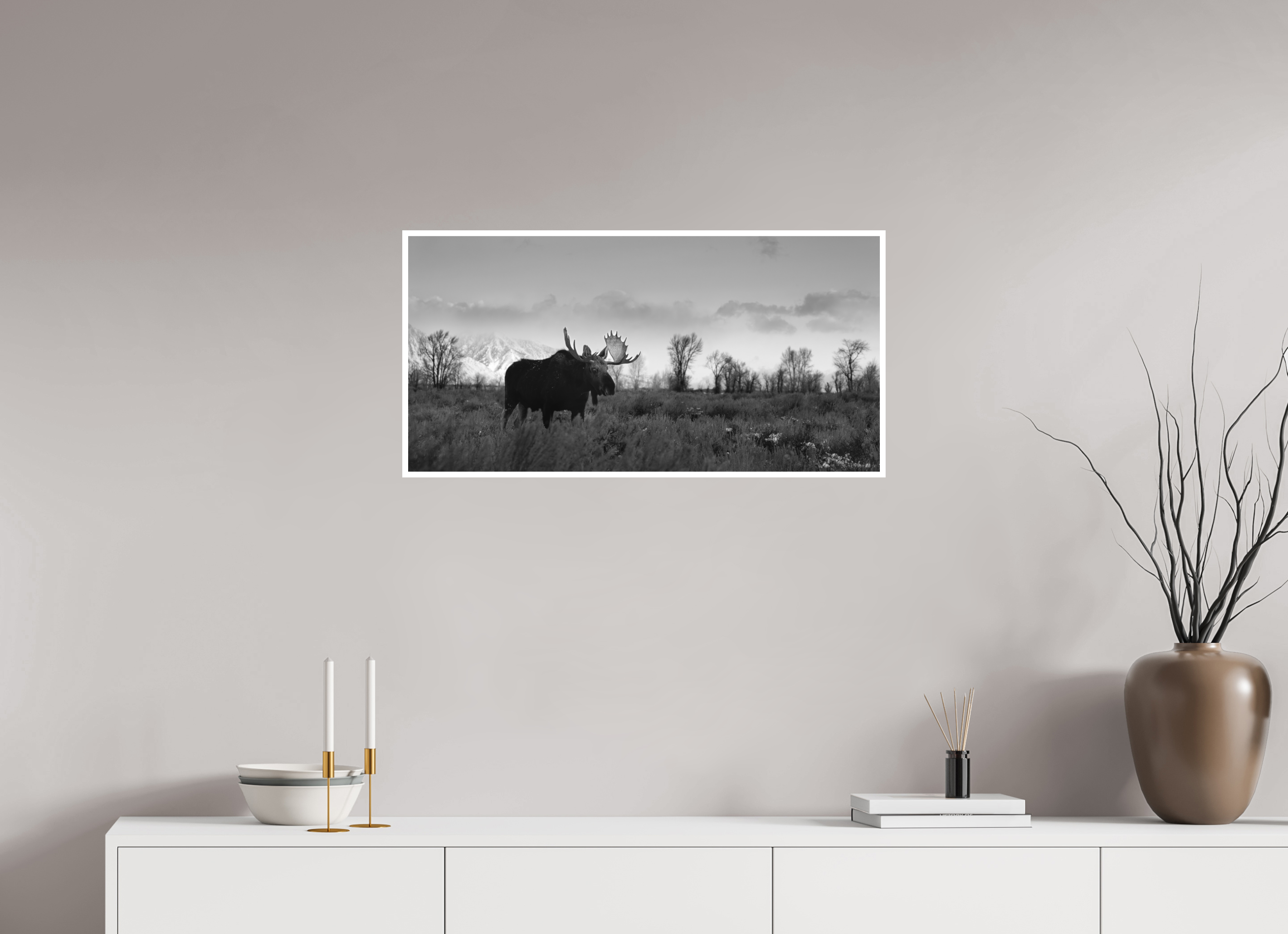 32 x 16″, Hahnemühle Photo Rag First Light of Winter
