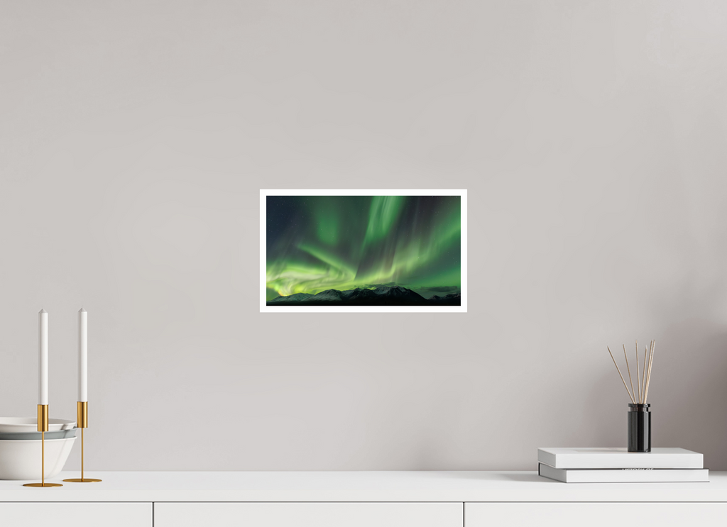 12 x 6.8″, Photo Rag Baryta Aurora Over Talkeetna