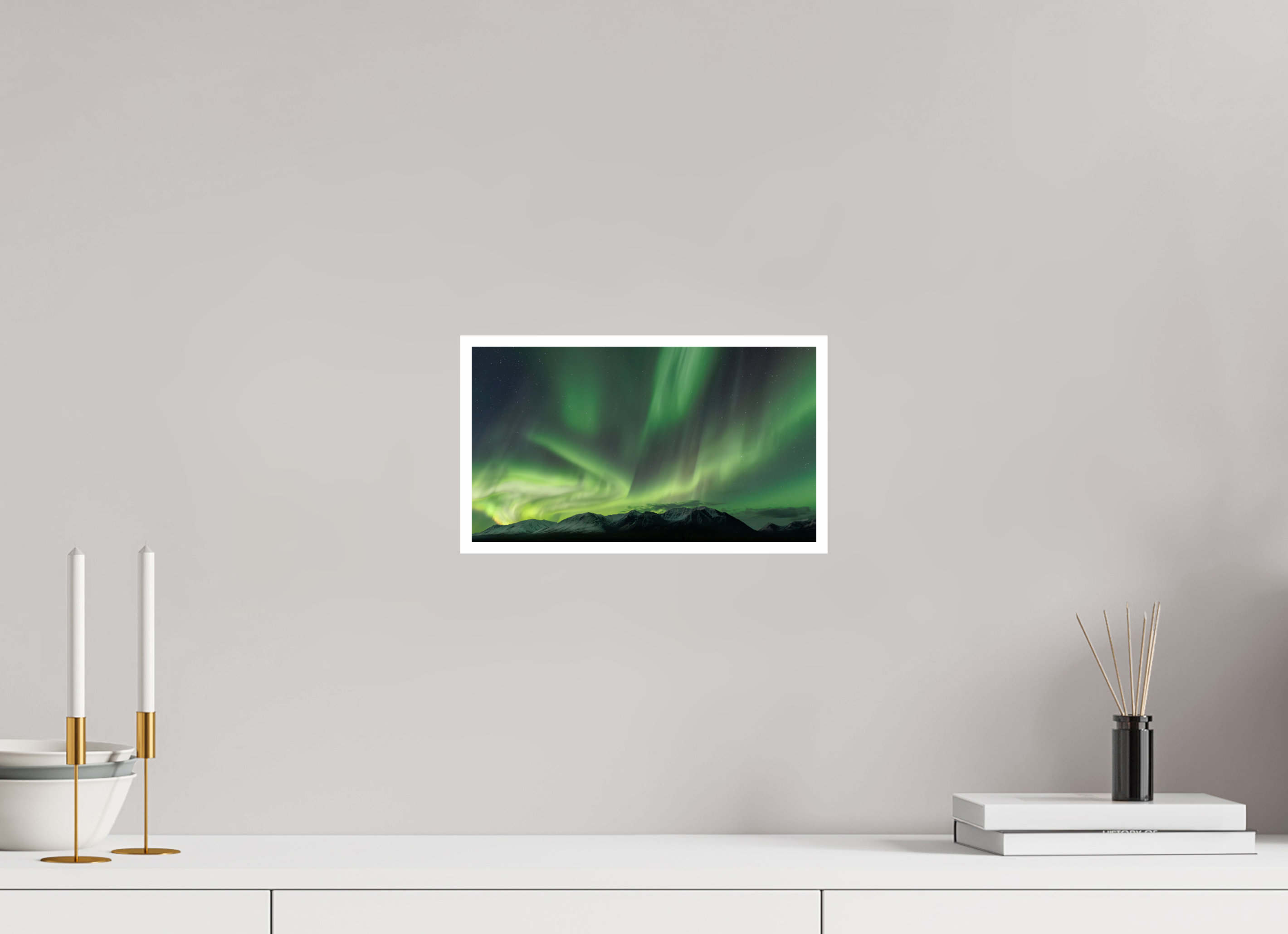 12 x 6.8″, Photo Rag Baryta Aurora Over Talkeetna