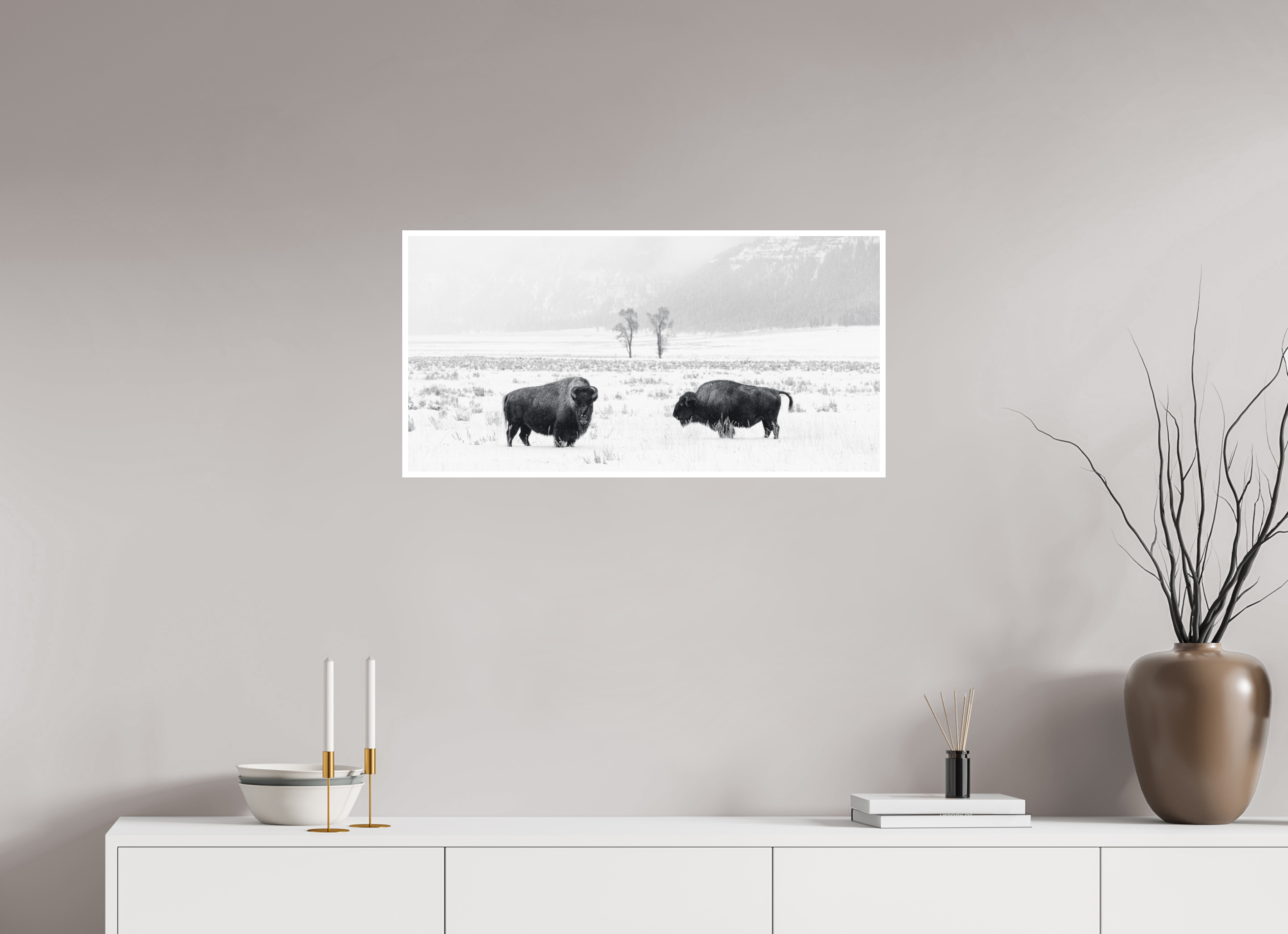 32 x 16″, Hahnemühle Photo Rag Face of Winter