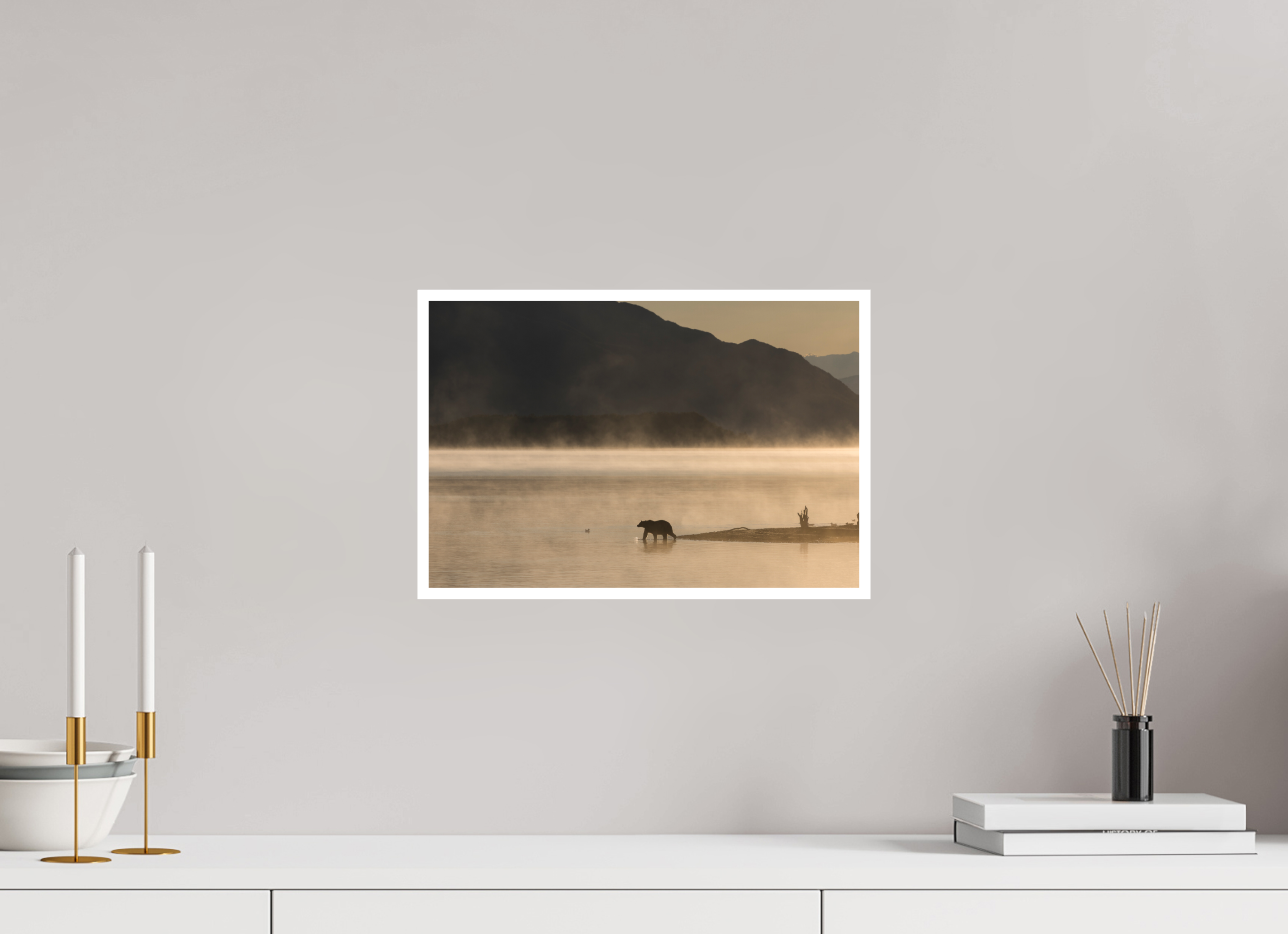 15 x 10″, Hahnemühle German Etching A Bears Sunrise