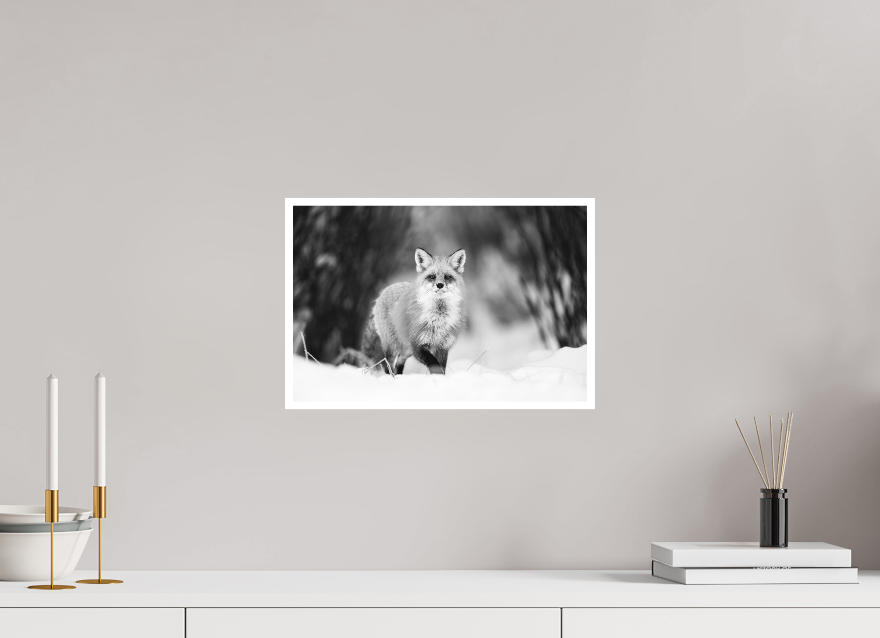 15 x 10″, Hahnemühle Photo Rag Silent Hunter of the Snow