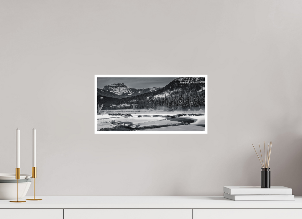 16 x 8″, Hahnemühle Photo Rag Return to the Lamar