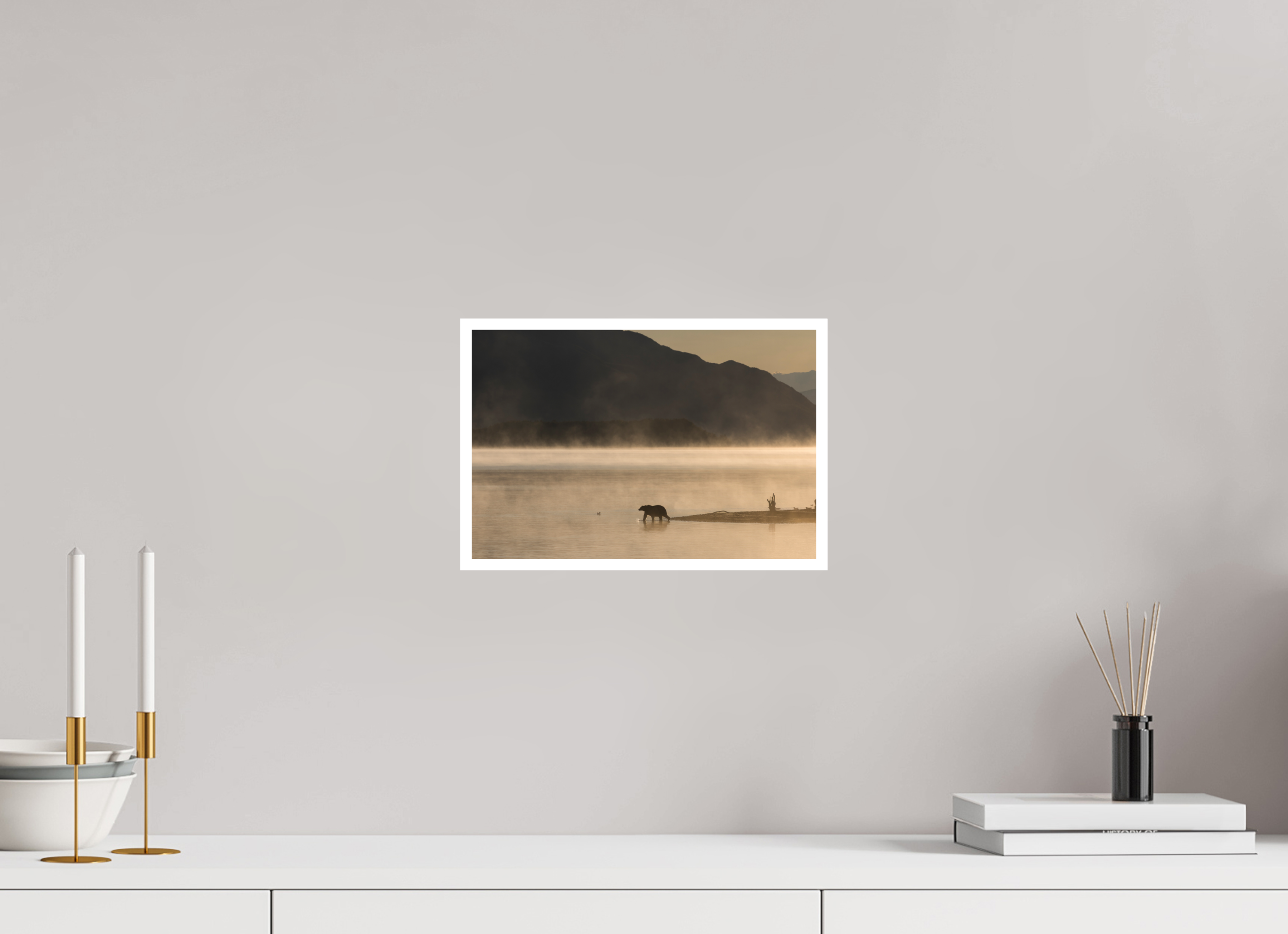 12 x 8″, Hahnemühle German Etching A Bears Sunrise