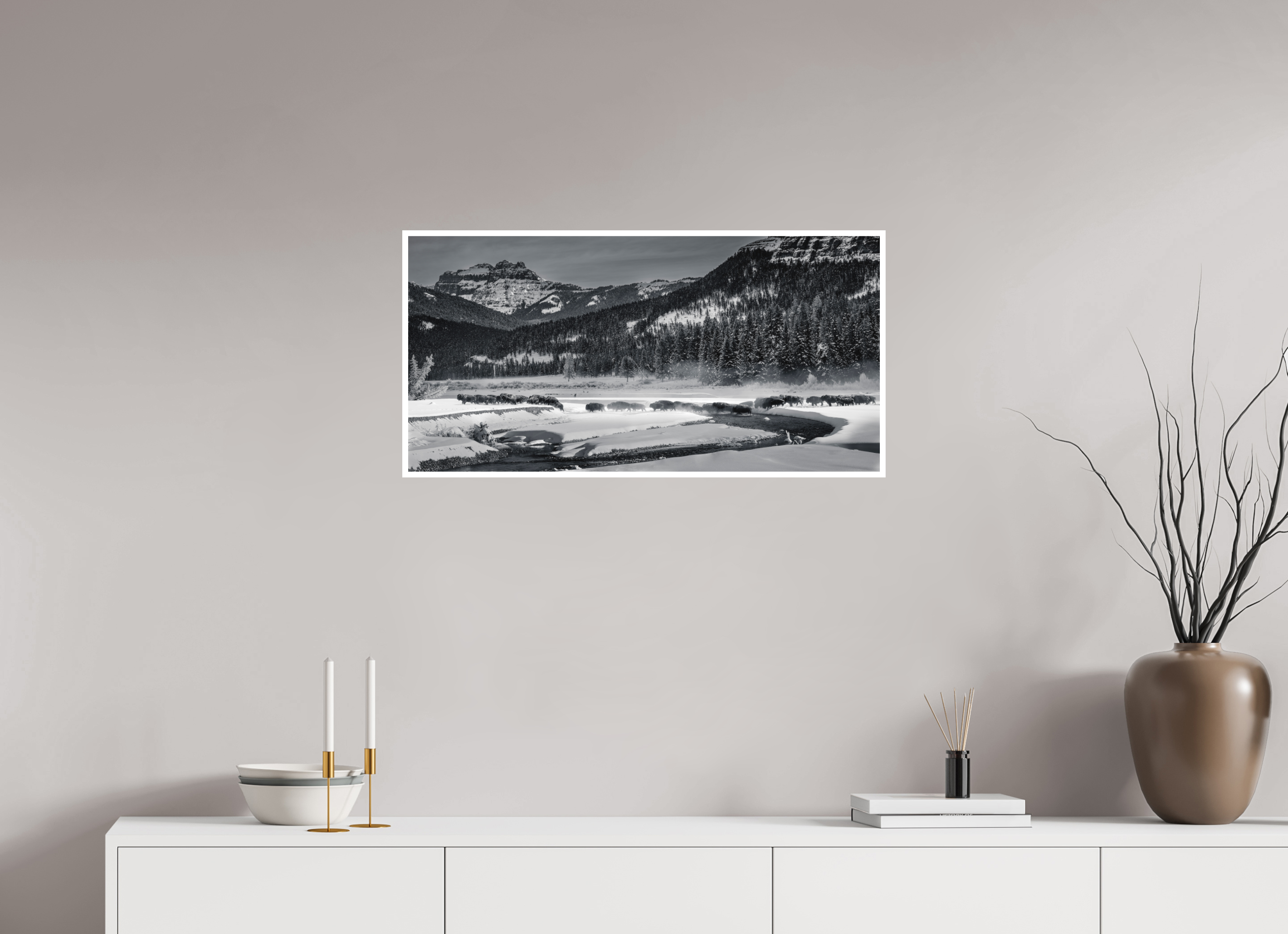 32 x 16″, Hahnemühle Photo Rag Return to the Lamar