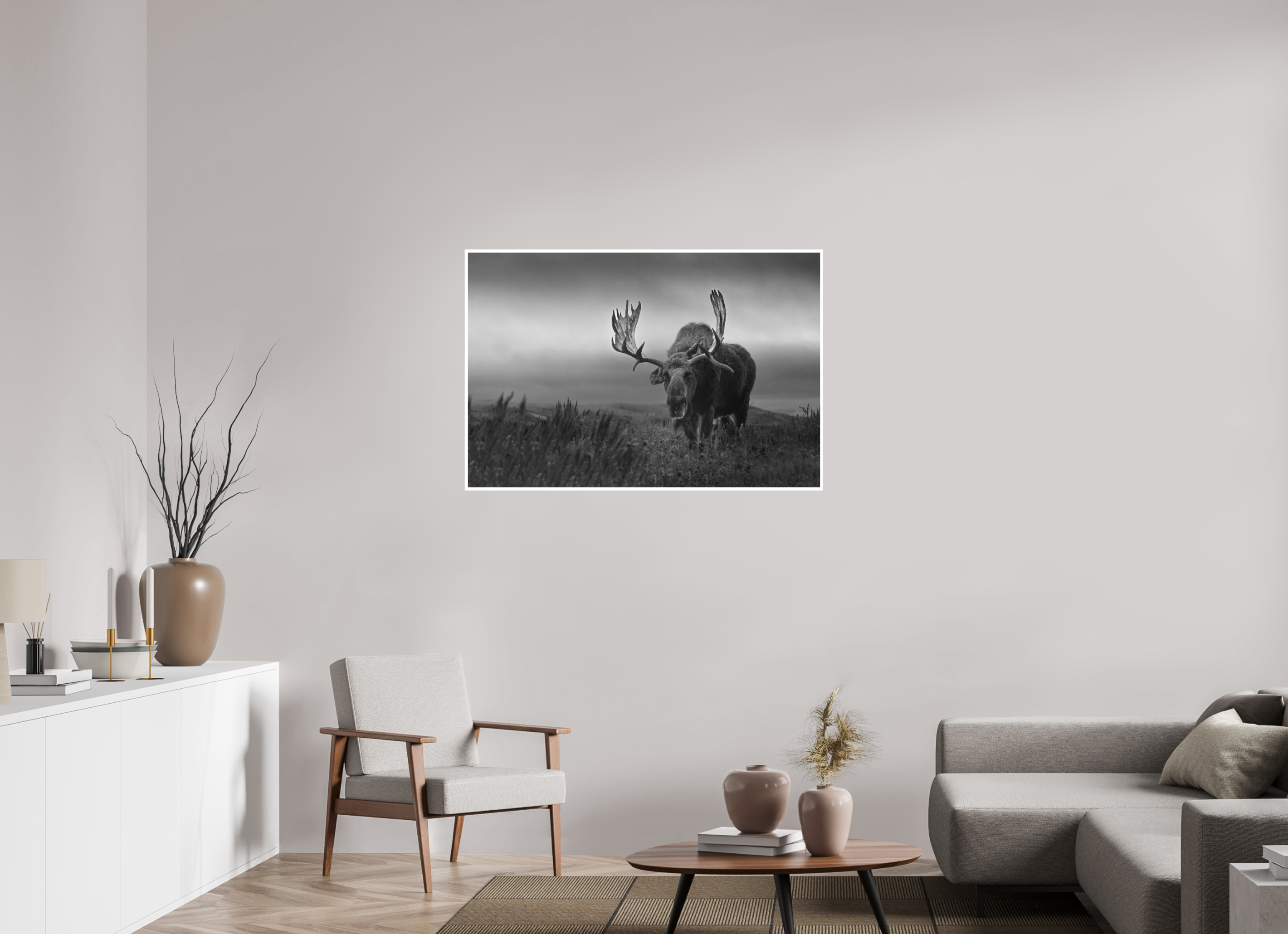 45 x 30″, Hahnemühle Photo Rag The King of the Tetons